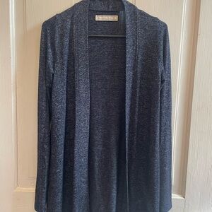 Abercrombie and fitch Dark Blue/Gray Open Front Cardigan